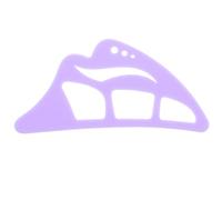 HOOWIFFY Reusable Silicone Eyeshadow Tool with Eyeliner Stencil for Effortless Application and Easy Cleaning, for Makeup on Different Occasions, Soft Lavender Material for Women