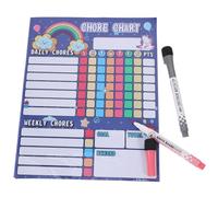 HOOWIFFY Reward Chart for Boys, Household Behavior Chart with Pet Material, Provides Incentive and Makes Following Rules Fun, Suitable for Family Use