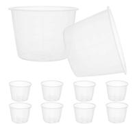 HOOWIFFY Rice Measuring Cups for Rice Cooker Pp Measuring Cups 10pcs 80ml Easy Cleaning and Chic Design for Dry Ingredients Baking