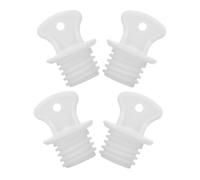 HOOWIFFY Rubber Hot Water Bottle Stoppers with Leakage Prevention 4pcs Replacement Caps Universal Sealing Easy Maintenance for Hot Water Bags for Home and Office Use