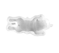 HOOWIFFY Silicone Dog Shaped Chocolate Mold with Lightweight Design and Fine Texture for Dessert Baking and Candy Making, White DIY Fondant and Jelly Mold for Creative Cake Decoration