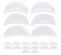HOOWIFFY Silicone Eyelash Perming Pads Sturdy and Flexible Lash Lift Tool 10 Pairs for Beauty Makeup, Silicone Pads Professional Salon Use