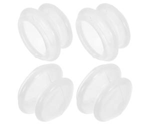 HOOWIFFY Silicone Facial Cupping Set Soft Comfort Massage Suction Cups 4pcs Easy Storage for Spa Travel