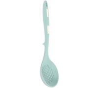 HOOWIFFY Silicone Spoon Colander Pasta Colander Blue Skimmer Slotted Spoon Food Filtration Save Time and Effort Kitchen Cooking Utensil