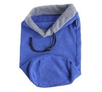 HOOWIFFY Small Pet Towel Pouch Hamster Bath Towel Bag Flannel Blue Comfortable Great Absorption for Bathing and Drying Ferrets in A Cage