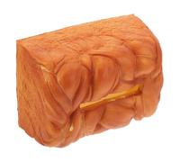 HOOWIFFY Sponge Tissue Box Holder in Brown Colour Loaf Bread Shaped with Smooth and No Burrs, Napkin Dispenser for Office and Desk Use