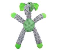 HOOWIFFY Sturdy Plush Dog Chew Made with Soft Pp Cotton for Puppies and Middle Dogs, Sturdy Squeaky Cylindrical Bite Interactive Plaything to Reduce Boredom and Promote Healthy Teeth