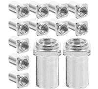 HOOWIFFY Swivel Nuts for Floor Drum 20pcs Iron Material Multi-grained Design with 5mm and 6mm Inner Diameter for Snare Drum Accessories