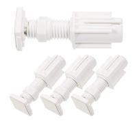 HOOWIFFY Venetian Blind Brackets 4Pcs No Drill Fixings Louver Parts Mounting Holder for Window Blinds Office Study Room