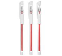 HOOWIFFY Waterproof Eyebrow Mapping Pen 3pcs Red Eyebrow Position Marking Pens for Microblading Tattoo Beauty Use