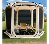 HOOYEAH Pop-up Screen House Tent, Portable Screen Room Camping Canopy， Instant Screen Tent Ultimate Outdoor Shelter with Carry Bag for Patio, Backyard, Garden and Outdoor Activities, 10x10