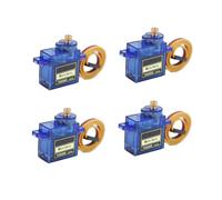 HOOYIJ 4 Pack Full Metal Gear TS90MD 9g Digital Micro RC Servo 270 Degree Upgrade SG90 Mini Servos Motor for Arduino RC Smart Car 450 Aircraft Plane Boat DIY Project PWM500-2500 Controllable Angle
