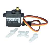 HOOYIJ 9g Coreless Servo Black, Full Metal Gear Micro RC Servo 4KG-CM Torque 4.8-8.4V for Arduino Fixed-Wing Aircraft RC Smart Car Robotic Arm DIY Projects (270 Degree)