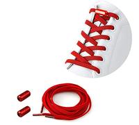 HooySprs No Tie Elastic Shoelaces,Flat Shoelaces with Metal Buckles, Shoelaces Replacement, Elastic No Tie Shoe Laces for Sneakers Kids/Adults Adjustable Laces