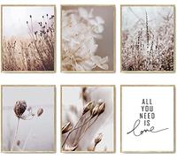 Botanical Wall Art Decor Set of 6 Nature photography Art Prints Landscape Plants Nordic Posters Canvas Art Wall Decor for Living Room Bedroom Decoration Home Decor (11"x14" UNFRAMED)