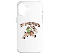 Hop Along Partner Frog Riding a Rabbit Case for iPhone 16