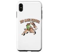 Hop Along Partner Frog Riding a Rabbit Case for iPhone XS Max