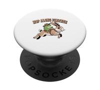 Hop Along Partner Frog Riding a Rabbit PopSockets Adhesive PopGrip