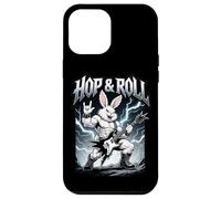 Hop and Roll Heavy Metal Bunny Rabbit Electric Guitar Rocker Case for iPhone 12 Pro Max