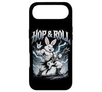 Hop and Roll Heavy Metal Bunny Rabbit Electric Guitar Rocker Case for iPhone Air