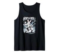 Hop and Roll Heavy Metal Bunny Rabbit Electric Guitar Rocker Tank Top
