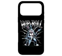 Hop and Roll Heavy Metal Easter Bunny Electric Guitar Rabbit Case for iPhone 17 Pro Max