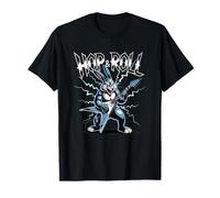 Hop and Roll Heavy Metal Easter Bunny Electric Guitar Rabbit T-Shirt