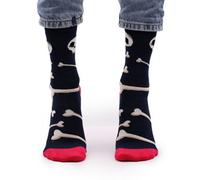 Hop Hare Bamboo Socks Mens Skull & Bones, Breathable & Eco-Friendly
