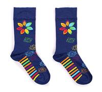 Hop Hare Bamboo Socks - Rainbow Chakra S/M