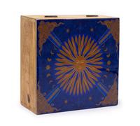 Hop Hare Big Enameled Square Box - The Sun