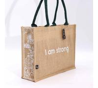 Hop Hare Jute Big Bag I Am Strong
