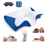 HOPASRISEE Dreamsleepz Pillow - Finally Wake Up Pain-Free & Refreshed, Dream Sleepz Pillow, Ergonomic Neck Pillow for Side, Back & Stomach Sleepers(Blue,1Pcs)