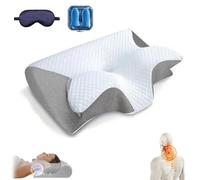 HOPASRISEE Dreamsleepz Pillow - Finally Wake Up Pain-Free & Refreshed, Dream Sleepz Pillow, Ergonomic Neck Pillow for Side, Back & Stomach Sleepers(Gray,1Pcs)