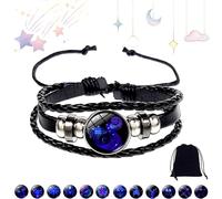 HOPASRISEE Gleym Bracelet, Gleym Manifestation Bracelet, Spirilet Bracelet, Zodiac Constellation Universe Spirit Bracelet (Aquarius)