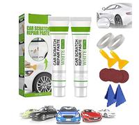 HOPASRISEE Marine Fiberglass Repair Filler, Marine Gelcoat For Boat Building, Epoxy Resin Repair Kit, Car Scratch Remover Kit, Car Scratch Remover For Deep Scratches (white, 2pcs)
