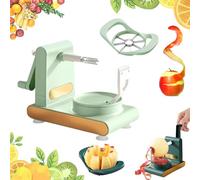 HOPASRISEE Multi-Fruit Peeler 2.0, Multi Fruit Peeler, Multi Fruit Peeler 2.0, Home Essentials Multi-Fruit Peeler 2.0, Multi Fruit Peeler Machine, Hand Crank Multi-Fruit Peeler (Light Green)