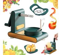 HOPASRISEE Multi-Fruit Peeler 2.0, Multi Fruit Peeler, Multi Fruit Peeler 2.0, Home Essentials Multi-Fruit Peeler 2.0, Multi Fruit Peeler Machine, Hand Crank Multi-Fruit Peeler (Dark Green)