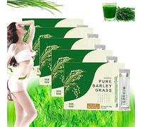 HOPASRISEE Naveta Barley Grass Powder 100% Pure & Organic, Barley Grass Juice Powder, Naveta Pure Organic Barley, Naveta Organic Barley Grass Powder, Packed in a Small Bag, Easy to Carry (5 Box)