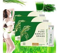 HOPASRISEE Naveta Barley Grass Powder 100% Pure & Organic, Barley Grass Juice Powder, Naveta Pure Organic Barley, Naveta Organic Barley Grass Powder, Packed in a Small Bag, Easy to Carry (3 Box)