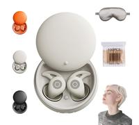 HOPASRISEE Novonell Snooze Pods Pro, Anti-Snoring Headphones with ANC, Sleep Headphones Bluetooth, Sleep Headphones for Side Sleepers, Ultra Comfortable & Noiseless Sleeping(Grau)