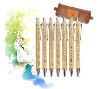 HOPASRISEE Sarcastic Weekly Pen, Sarcastic Weekly Sarcastic Pens, Ultimate Set Of Engraved Pen For Sarcastic Souls, Funny Days Of The Week Pens For Adults (7pcs)