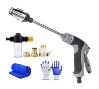 HOPASRISEE Waterblitz Pressure Washer, Portable Water Blitz Pressure Washer, Qinux Waterblitz Power Pressure Washers with 360° Rotation for Three Spray Modes(1Pcs)