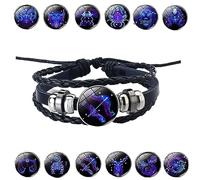 HOPASRISEE Zodiac Signs Spirit Bracelet, Spirit Bracelets Zodiac, Zodiac Guardian Bracelet, Gifts for Constellation (Sagittarius)