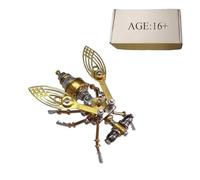 HOPBLOCK Metal 3D Model, DIY 3D Metal Puzzle, Fruit Fly Mechanical Model Kit 100 Pieces 3D Mechanical Puzzle Metal DIY Ornament Gifts for Adults