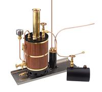 HOPBLOCK Stirling Engine Model, Vertical Boiler Steam Boiler Model for Ship Steam Engine Model Sterling Motor Educational Toy Technology Enthusiasts
