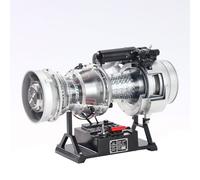 HOPBLOCK Turbofan Motor Kit, Skymechanan, 1/4 Scale Military Helicopter, Turbowave Motor, Model Making, 470 + Pieces, Metal Motor Engine Kit for Technology Enthusiasts