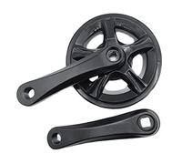 Hopbucan 1 Set Bicycle Single Speed Crankset 32T Folding Electric Bicycle Crank Set Aluminum Alloy 127MM Cover Bike Accessories