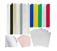 Hopbucan 106Pcs Plastic Welding Rods for Car Bumper Kayak with Reinforcing Stainless Steel Mesh Daily Plastic Repair Welding Kit