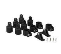 Hopbucan 12Pc 25Mm Marine Canopy Deck Hinge Claw Sliding Eye End Fittings Hardware General DIY Tools Solid Hardware Tools Easy Install