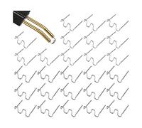 Hopbucan 2000 PCS Plastic Welding Hot Staples 0.8mm 0.6mm Plastic Welder Staples Wave Shape Repair Kit for Plastic Welder Machine
